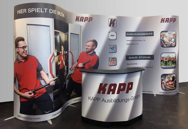 Messestand - ISOframe Wave - KAPP Ausbildungs-GmbH Messestand - ISOframe Wave - KAPP Ausbildungs-GmbH